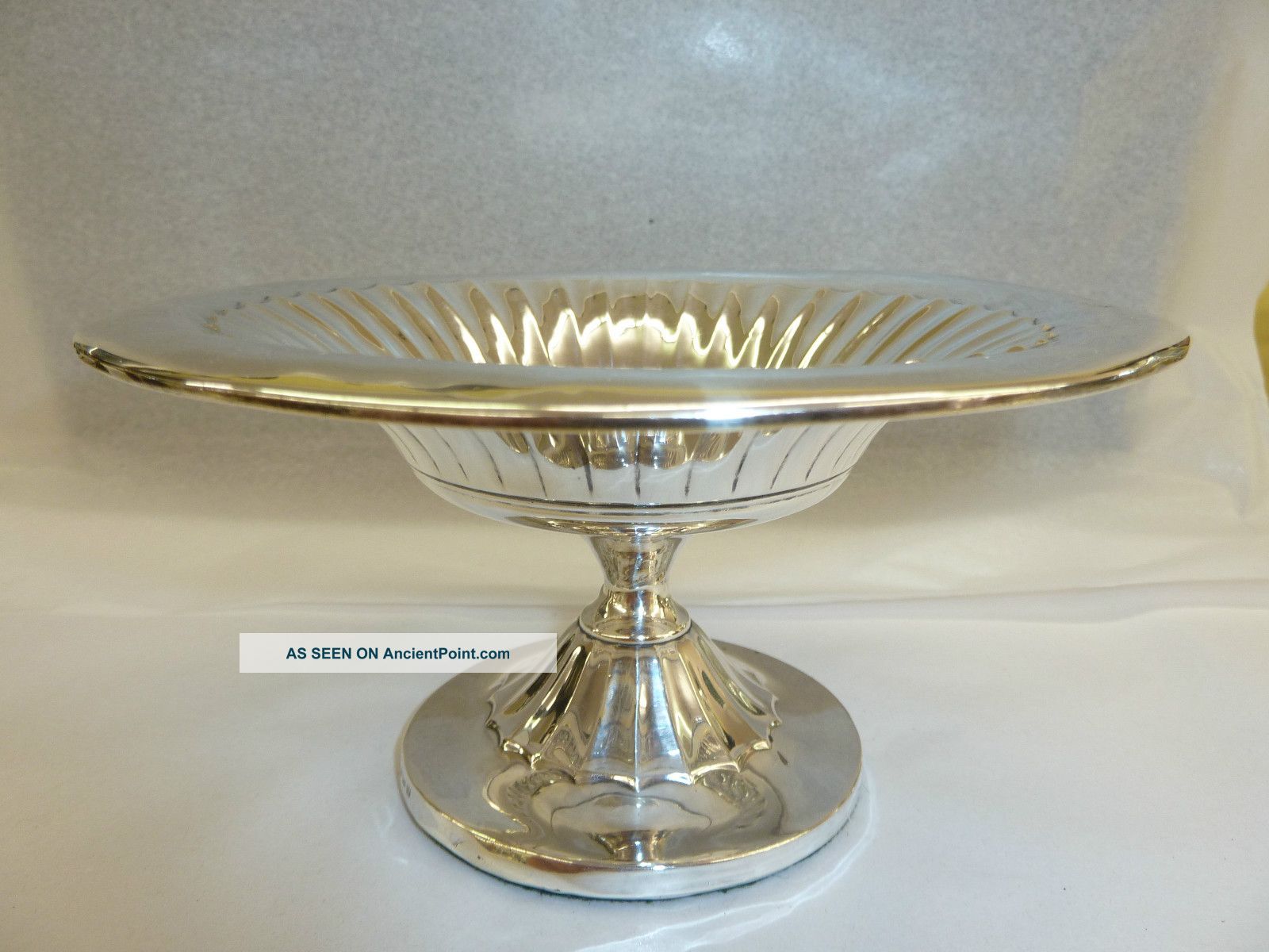 A Hallmarked Silver Pedestal Bonbon Dish 274.  3grams Birmingham 1911 Other photo
