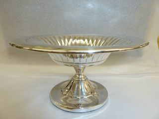 A Hallmarked Silver Pedestal Bonbon Dish 274.  3grams Birmingham 1911 photo