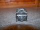 Antique Victorian Aesthetic Silverplate Ring Box Flower Design Other photo 1