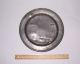 Antique Medium Pewter Charger Tray Plate Early 1900 ' S Woodbury Pewterers Metalware photo 1
