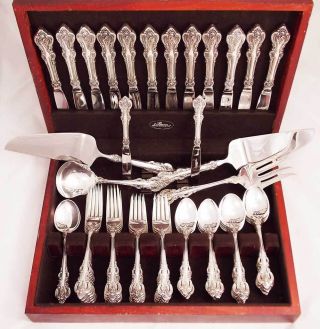 67pc Complete Sterling Silver Flatware Set,  El Grandee By Towle,  7 Servers 143oz photo
