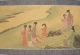 Oriental Chinese Antique Portrait Painting Art Qing Dynasty Honglou Beauty Paintings & Scrolls photo 4
