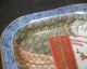 H724: Japanese Old Imari Colored Porcelain Lozenge Plate With Good Painting Plates photo 2