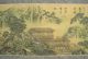 Oriental Chinese Antique Landscape Painting Art Qing Dynasty Penglai Spring Paintings & Scrolls photo 2