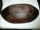 Vintage Wooden Dough Bowl - - One Copper Repair - 24 Inch X 14 Inch X 4.  5 Inches Bowls photo 2