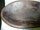 Vintage Wooden Dough Bowl - - One Copper Repair - 24 Inch X 14 Inch X 4.  5 Inches Bowls photo 6