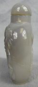 Antique Carved Grey Jade Snuff Bottle Snuff Bottles photo 1