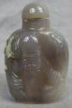 Antique Carved Grey Jade Snuff Bottle Snuff Bottles photo 2
