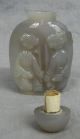 Antique Carved Grey Jade Snuff Bottle Snuff Bottles photo 6