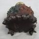 Antique Chinese Carved Snuff Bottle With Maquet Silver Top Snuff Bottles photo 10
