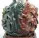 Antique Chinese Carved Snuff Bottle With Maquet Silver Top Snuff Bottles photo 4