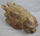 Early 18th/19th Century Chinese Carved Wood Horse Head Horses photo 1