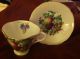 Vintage Cup & Saucer Fruit Pattern Vibrant England Bone China Great Gift Idea Cups & Saucers photo 1