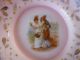 Stunning Antique Victorian 1870 ' S Ruby Milk Glass Hand Painted Fluted Bowl Bowls photo 5