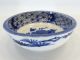 120402 Vintage Japanese Mino Hand - Painted Porcelain Donburi / Hachi Bowl Bowls photo 3