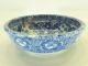 120403 Vintage Japanese Mino Inban Plate - Printed Porcelain Donburi / Hachi Bowl Bowls photo 2