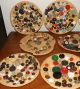 Antique Estate Button Collection Lot Rare - Glass - Metal - Victorian - Lacy B1 Buttons photo 9
