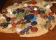 Antique Estate Button Collection Lot Rare - Glass - Metal - Victorian - Lacy B2 Buttons photo 6