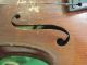 Antique 3/4 Violin,  No Bow,  Case, ,  Needs Strings.  C 1880 - 1910,  Maidstone Musical Instruments (Pre-1930) photo 10