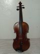 Antique 19th Century Handmade German Violin With Case; Germany String photo 3