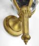 Pair Lantern Sconces Gold Gilded Mica Antique Vintage Italian Regency Outdoor Chandeliers, Fixtures, Sconces photo 3