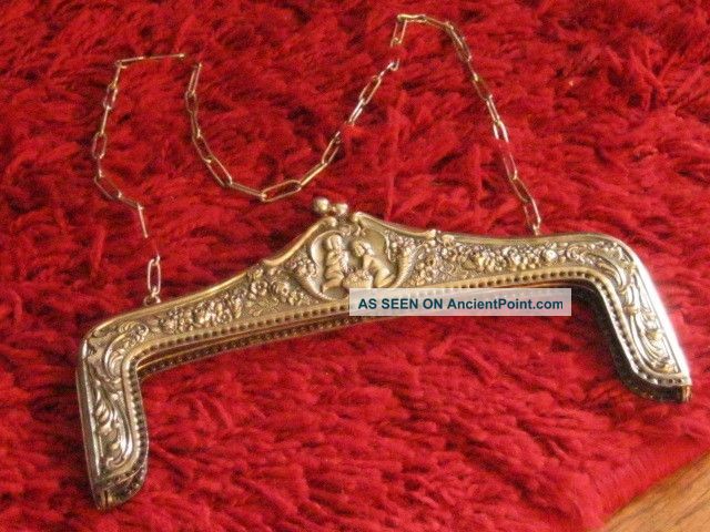 1920s German 800 Silver Handbag Frameand Bottom Signed And Tested. . . . Other photo