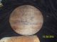 Vintage Primitive Round Wooden Hat/cheese Box - Lid And Stain Primitives photo 10