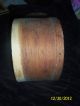 Vintage Primitive Round Wooden Hat/cheese Box - Lid And Stain Primitives photo 11