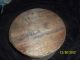 Vintage Primitive Round Wooden Hat/cheese Box - Lid And Stain Primitives photo 1
