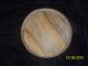 Vintage Primitive Round Wooden Hat/cheese Box - Lid And Stain Primitives photo 3