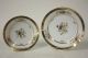 Antique Porcelain Dining Service Plates Cup Set H/p Gilded French Russian Vases photo 1