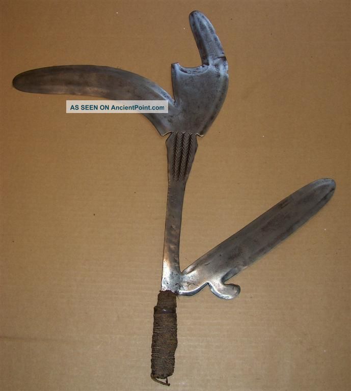 Congo Old African Knife Ancien Couteau Nzakara D ' Afrique Afrika Africa Kongo Other photo