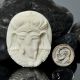Cameo - Style White Buffalo Bone Ganesha Art - Carving Amulet Amulets photo 3