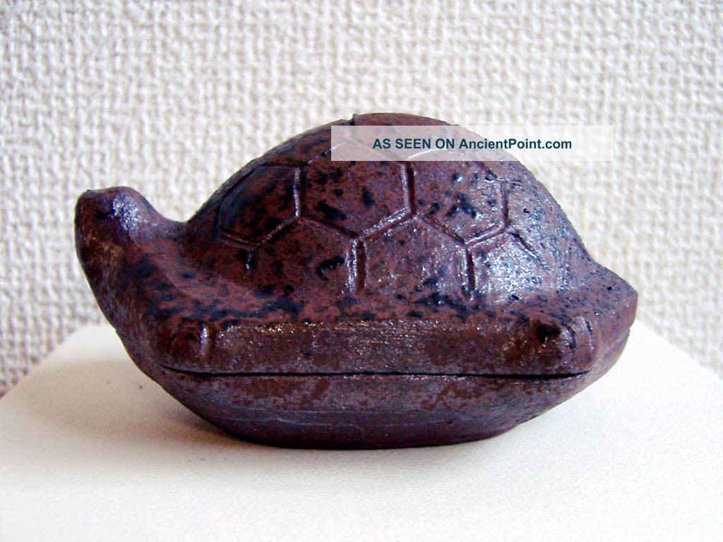 Japanese Tea Ceremony Incense Case Kogo - Tortoise Other photo