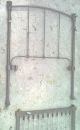 Antique Primitive Metal Child ' S Bed For Your Doll Collection Or Garden Decor Primitives photo 10