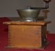 Antique Coffee Grinder With Pewter Top,  Collectable Look Other photo 1