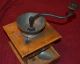 Antique Coffee Grinder With Pewter Top,  Collectable Look Other photo 3