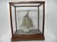 Finest Quality Antique Signed Japanese Sterling Silver Model Yacht Ship By Seki Other photo 8