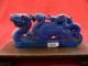 Chinese Classical Hand Carved Dragon And Phoenix Stone Statue 633 Dragons photo 2