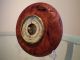 Australian Red Gum Burl Wood Turned Wall Barometer Other photo 2
