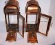 Pair Nautical Decor,  Copper Ship ' S Cargo Oil Lamp Or Lantern Is For Two Lamps & Lighting photo 5
