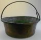 Antique Or Vintage Apple Butter Copper Kettle Cauldron W Iron Handle Nr Other photo 2