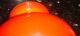 Stunning Murano Art Glass Vase Vibrant Orange / Red Bold Vases photo 6
