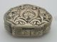 Antique Silver Tobacco Box 19th Century Other photo 1
