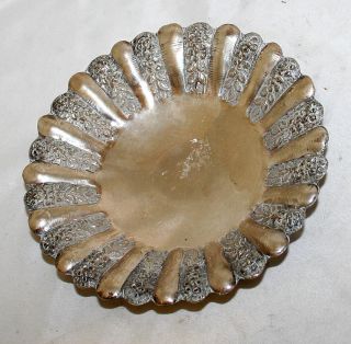 German Antique Sterling Silver Bowl Tray 191gr Germany Circa 1920s photo