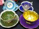 Royal Albert Teacup Green Handpainted Tea Cup And Saucer Duo Cups & Saucers photo 1