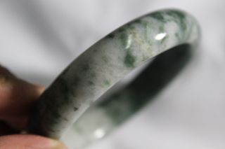 Natural Dushan Green Jade Bangle /inner Size 60mm=2.  36 Inches photo