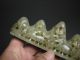 Old Chinese Celadon Jade Carved Scholar Ink Brush Mountain Rest Deer & Pine Tree Other photo 5