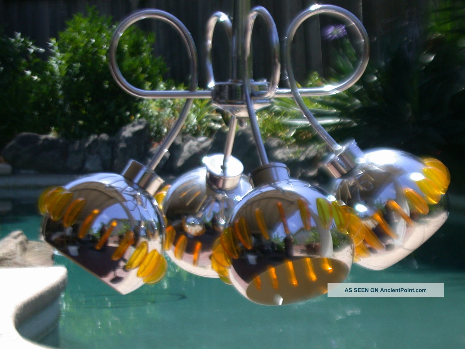 Art Deco Chandelier / Hanging Light Pendant Fixture – Sputnik Lamp Shades Mid-Century Modernism photo
