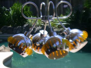 Art Deco Chandelier / Hanging Light Pendant Fixture – Sputnik Lamp Shades photo